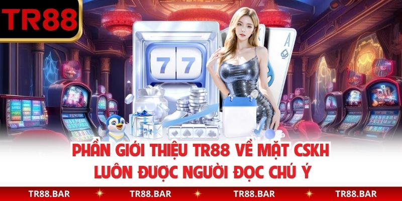 Phần giới thiệu TR88 về mặt CSKH luôn được người đọc chú ý